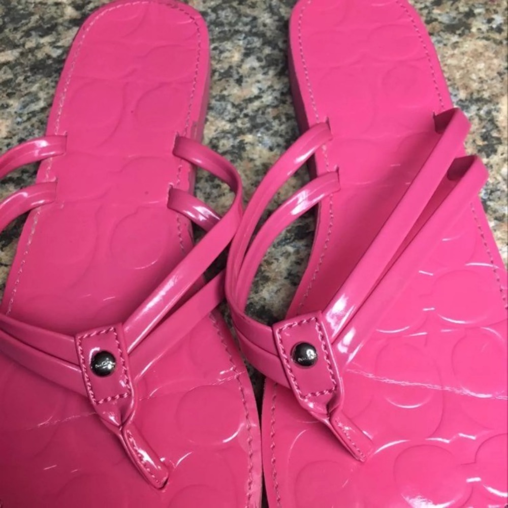 Authentic Coach Flip Flops